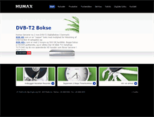 Tablet Screenshot of humaxdigital.dk